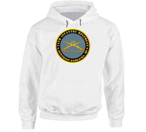 Army - 24th Infantry Regiment - Jefferson Barracks, Mo - Buffalo Soldiers W Inf Branch Long Sleeve T Shirt