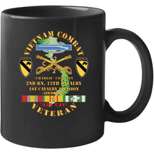 Load image into Gallery viewer, Army - Vietnam Combat Cavalry Veteran W C Company 2nd Bn 12th Cav W Cib - 1st Cav Div X 300 Classic T Shirt, Crewneck Sweatshirt, Hoodie, Long Sleeve, Mug
