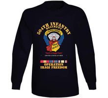 Load image into Gallery viewer, Army - 504th Infantry Regiment - Devils - Oif X 300 Long Sleeve
