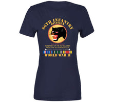 Load image into Gallery viewer, Army - 66th Infantry Div - Black Panther Div - Wwii W Ss Leopoldville W Eu Svc T Shirt
