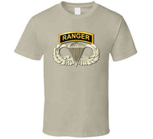 Load image into Gallery viewer, Sof - Airborne Badge - Ranger Tab T Shirt
