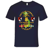 Load image into Gallery viewer, Army - Vietnam Combat Cavalry Veteran W 11th Acr T Shirt
