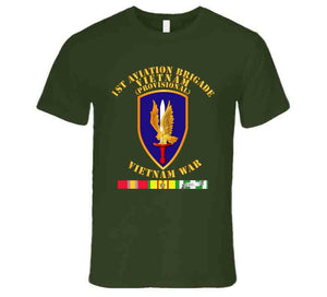 Army - 1st Aviation Brigade (provisional) - Vietnam War W Svc T Shirt