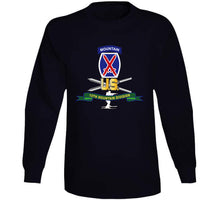 Load image into Gallery viewer, Army - 10th Mountain Division - Ssi W Ski Branch - Ribbon X 300 T Shirt
