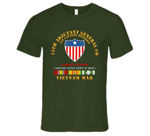 Army - 15th Ag Co - 1st Cavalry Div - Vietnam Veteran W Vn Svc T Shirt