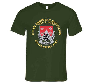 Army - Dui - 249th Engineer Battalion V1 Long Sleeve T Shirt