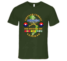 Load image into Gallery viewer, Army - Vietnam Combat Infantry Veteran, with 9th Infantry Division, Shoulder Sleeve Insignia - T Shirt, Hoodie, and Premium
