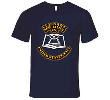 Load image into Gallery viewer, Navy - Rate - Culinary Specialist T Shirt
