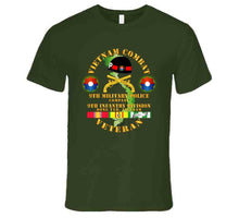 Load image into Gallery viewer, Army - Vietnam Combat Veteran W 9th Military Police Co W 9th Id T Shirt
