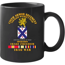 Load image into Gallery viewer, Army - 126th Armor Regiment - W Iraq Svc Ribbons - Oif - T Shirt
