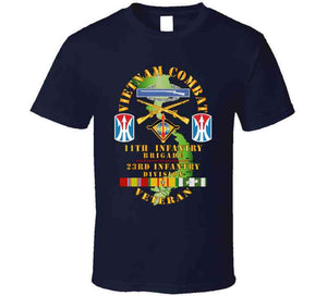 Army - Vietnam Combat Infantry Vet W 11th Inf Bde (light) - Ssi X 300 T Shirt