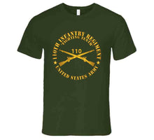 Load image into Gallery viewer, Army - 110th Infantry Regiment - Fighting Tenth - Br  X 300 T Shirt
