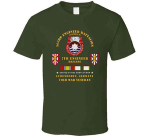 Army - 563rd Engineer Bn, 7th Eng Bde, Ludendorff, Germany W Cold Svc X 300 T Shirt