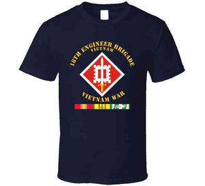 Army - 18th Engineer Brigade,  Vietnam War, with Vietnam Service Ribbons - T Shirt, Premium and Hoodie