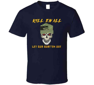 Army - Ranger Patrol Cap - Skull - Airborne Inf Killem All - Let God Sortem Out X 300 T Shirt