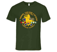 Load image into Gallery viewer, C Troop, 1st-9th Cavalry - Headhunters - Vietnam Vet W 1966-1967 Vn Sv Svc Long Sleeve T Shirt
