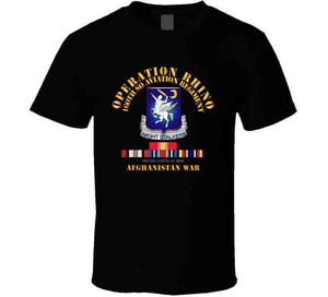 Special Operations Forces - Operation Rhino - Afghanistan - 160th Special Operations Aviation Regiment  With Service Ribbon T Shirt, Premium & Hoodie