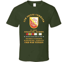 Load image into Gallery viewer, Army - 5th Signal Command - Ssi, Usa Stratcom, Eur, Karlsruhe, Germany W Cold Svc X 300 T Shirt

