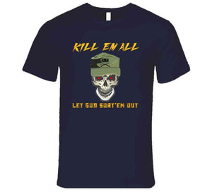 Army - Ranger Patrol Cap - Skull - Airborne Inf Killem All - Let God Sortem Out X 300 T Shirt