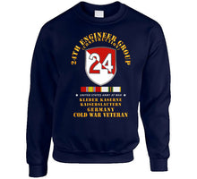 Load image into Gallery viewer, Army -  24th Engineer Group (construction) - Kaiserslautern, Germany 1954 - 1972- W Cold War Svc X 300 T Shirt
