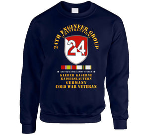 Army -  24th Engineer Group (construction) - Kaiserslautern, Germany 1954 - 1972- W Cold War Svc X 300 T Shirt