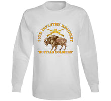 Load image into Gallery viewer, Army - 25th Infantry Regiment - Buffalo Soldiers W 25th Inf Branch Insignia T Shirt
