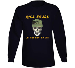 Army - Ranger Patrol Cap - Skull - Airborne Inf Killem All - Let God Sortem Out X 300 T Shirt