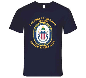 Navy - Uss Fort Lauderdale (lpd-28) X 300 T Shirt