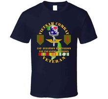 Load image into Gallery viewer, Army - Vietnam Combat Veteran, 1st Aviation Battalion, 1st Infantry Division, SSl Classic T Shirt
