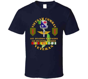 Army - Vietnam Combat Veteran, 1st Aviation Battalion, 1st Infantry Division, SSl Classic T Shirt