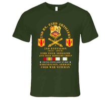 Load image into Gallery viewer, Army - 2nd Bn 83rd Artillery - 41st Fa Gp - Babenhausen Germany W Cold Svc T Shirt
