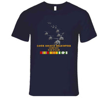 Load image into Gallery viewer, Army - 240th Assault Helicopter Co W Vn Svc V1 T Shirt
