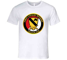 Load image into Gallery viewer, Army - 1st Cavalry Division - Red White - Vietnam War T Shirt, Hoodie and Premium
