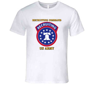 United States Army - Recruiting Command with txt T Shirt, Premium. Hoodie