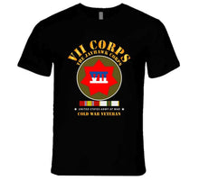 Load image into Gallery viewer, Army -  Vii Corps - The Jayhawk Corps - Ssi W Cold War Svc X 300 T Shirt
