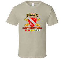 Load image into Gallery viewer, Army - 7th Field Artillery W Br - Ribbon Vn Svc Vet Tab T Shirt
