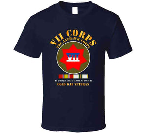 Army -  Vii Corps - The Jayhawk Corps - Ssi W Cold War Svc X 300 T Shirt