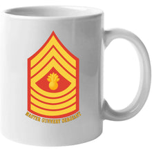 Load image into Gallery viewer, Usmc - Enlisted Insignia - E9 - Master Gunnery Sergeant (mgysgt) - Dress Blue - Bottom Txt T X 300 T Shirt
