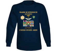 Load image into Gallery viewer, Maj Quattlebaum Retired W Ribbons T Shirt

