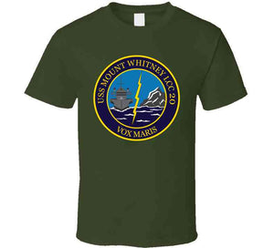 Navy - Uss Mount Whitney (lcc-20) Wo Txt X 300 T Shirt