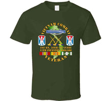 Load image into Gallery viewer, Army - Vietnam Combat Vet - Cib - Dui W 1st Bn 20th Inf - 11th Inf Bde Ssi T Shirt
