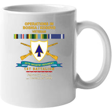 Load image into Gallery viewer, Army - 26th Infantry Regiment - Dui W Br - Ribbon - Top - 1st Bn W Bosnia - Kosovo Svc  X 300 T Shirt
