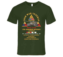 Load image into Gallery viewer, Army - Cold War Vet - 2nd Armored Division - Lucius D. Clay Kaserne, Garlstedt, Germany - M60a1 Tank W Cold Svc X 300 T Shirt
