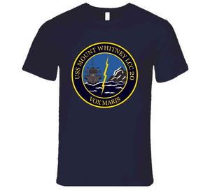 Navy - Uss Mount Whitney (lcc20) - Vox Maris Wo Txt X 300 Long Sleeve T Shirt