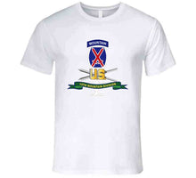 Load image into Gallery viewer, Army - 10th Mountain Division - Ssi W Ski Branch - Ribbon X 300 T Shirt
