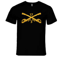 Load image into Gallery viewer, Army - 3rd Squadron 17th Cavalry Regiment Branch Wo Txt T Shirt

