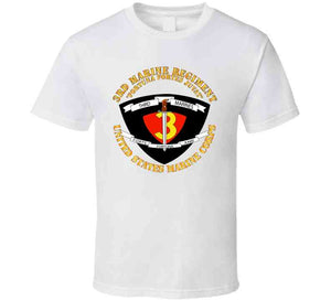 Usmc - 3rd Marine Regiment - Fortuna Fortes Juvat T Shirt