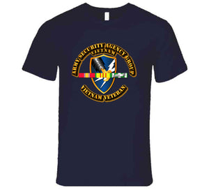 Army Security Agency Group w SVC Ribbons T Shirt