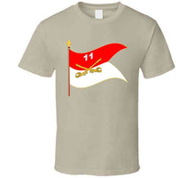 Load image into Gallery viewer, Army - 11th Armored Cavalry Regiment Guidon W Staff Waving T Shirt
