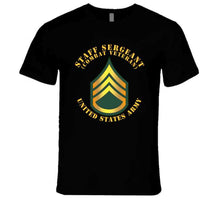 Load image into Gallery viewer, Army - Staff Sergeant - Ssg - Combat Veteran T Shirt
